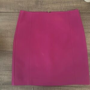 Loft fuchsia mini skirt
